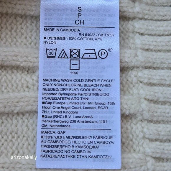 NWT GAP Sweater Tennis Polo Cricket Cable Knit GREEN - Picture 6 of 8